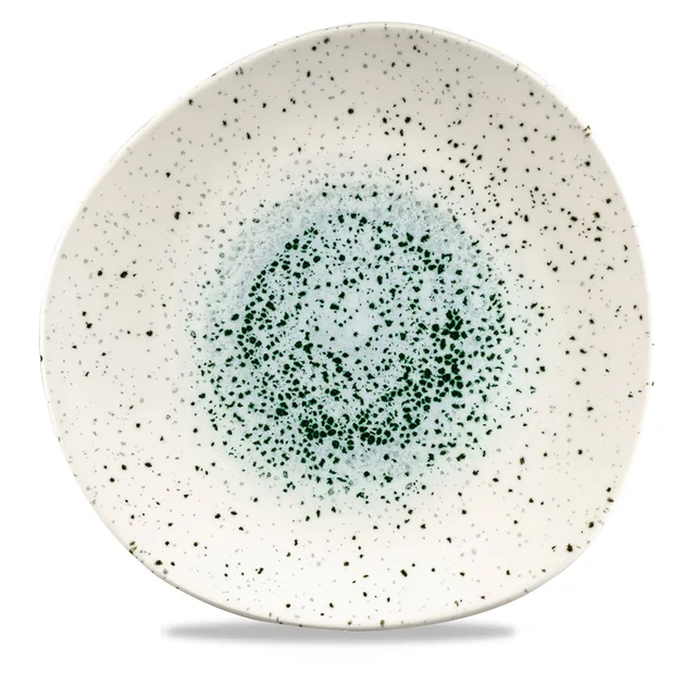 Organic shaped plate Mineral Green 264 mm