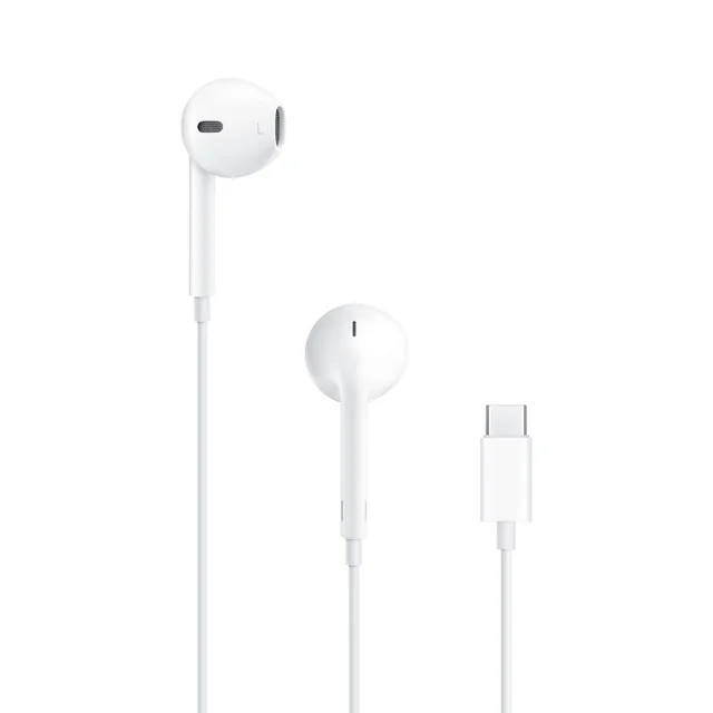 Oriģinālās Apple EarPods MTJY3ZM/A USB-C vadu austiņas, baltas