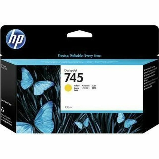 Оригинална касета с мастило HP HP DesignJet 745 жълта (1 бройки)