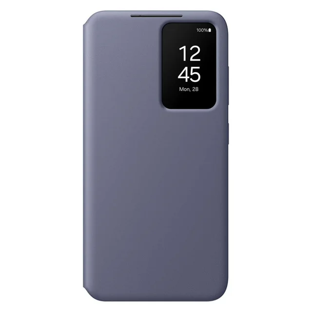 Originalus Samsung Galaxy dėklo dangtelis S24 kortelės lizdas Smart View Wallet violetinė