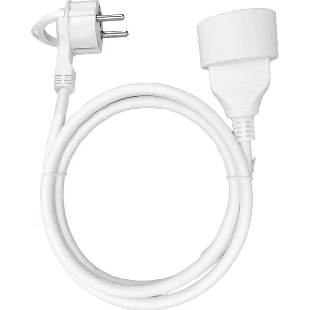 Orno Alargador doméstico de una sola toma, 1x2P+Z 1,5m,kabel PVC H05VV-F 3x1,5mm?, 230VAC/16A