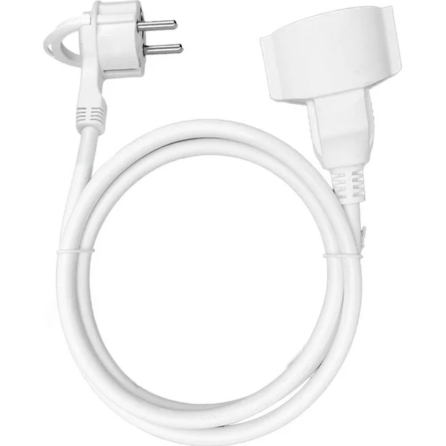 Orno Einzelsteckdosen-Verlängerungskabel für den Haushalt, 1x2P+Z (Schuko) 3m,kabel PVC H05VV-F 3x1,5mm?, 230VAC/16A