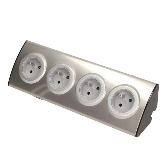 Orno Furniture socket 4x230V INOX