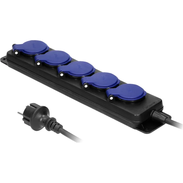 Orno power strip OR-AE-13193 5 sockets 5 m black (OR-AE-13193/5M)