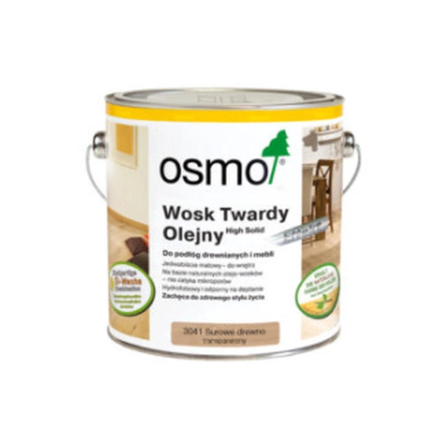 Osmo Hard Wax Oil raakapuu 2,5l 3041