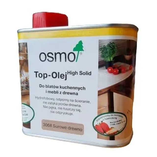 Osmo Top-Oil για πάγκους κουζίνας, ακατέργαστο ξύλο 0.5l
