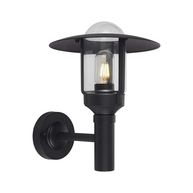 Outdoor Lighting - E27 Wall Fittings - IP44 - Matt Black Body - Model No: - VT-1158