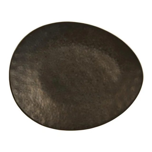 Oval platter Carbon 350x285 mm