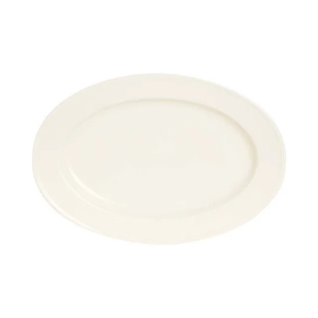 Oval platter Crema 290x200 mm