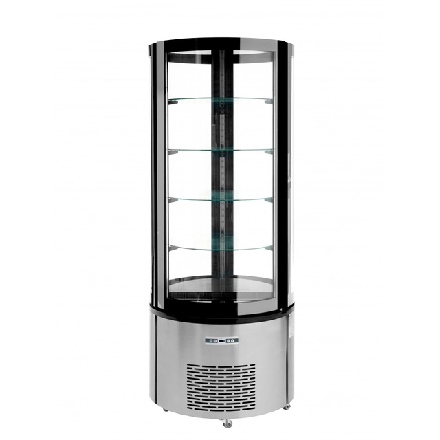 Oval refrigerated display cabinet capacity 400l | AK400ETR Amitek 1050026