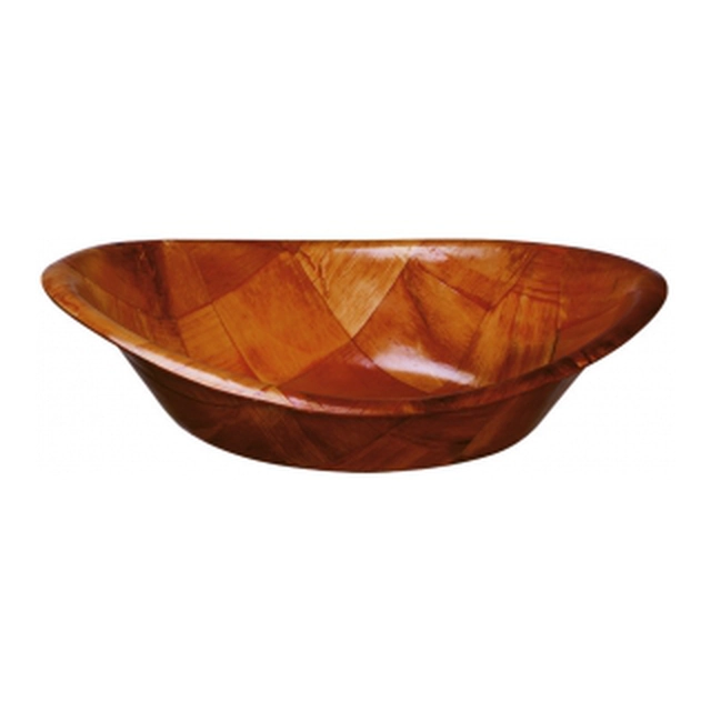 Oval wooden basket 20x14 cm set 4 pcs. 425541