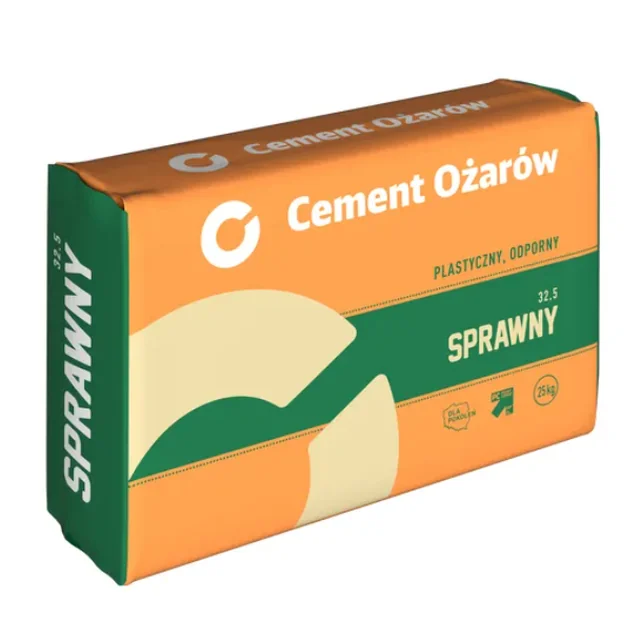 Ožarovas cementa efektivitāte IV/A (V) 32,5 R-SR 25 kg