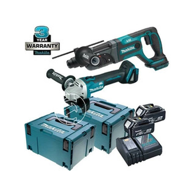 Pachetul de mașini Makita DLX2153TJ1 în MakPac