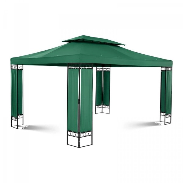 Padiglione da giardino - rettangolare - verde scuro UNIPRODO 10250047 UNI_PERGOLA_3X4GF