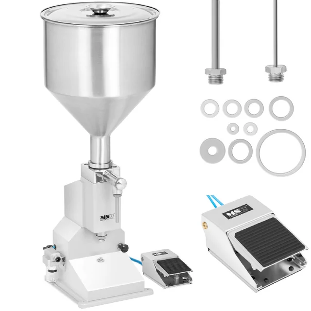 Påfyldningsmaskine, en maskine til at hælde væsker, pneumatisk, 5-50 ml 10.6 l
