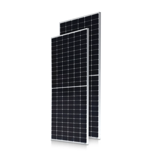 PAINEL FOTOVOLTAICO VT-450 POTÊNCIA 450kWP / MONO CRISTALINO / MEIO CORTE / EM ESTRUTURA DE ALUMÍNIO / CABO 0,55CM 4mm² / DIMENSÕES (D:2094*1038*35MM)