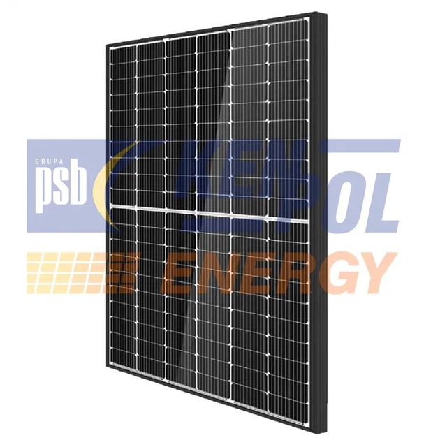 Painel Módulo Fotovoltaico Leapton 480W moldura preta tipo N