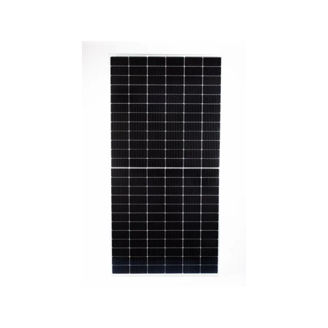 Painel solar 550W HB Preto com faixa prateada