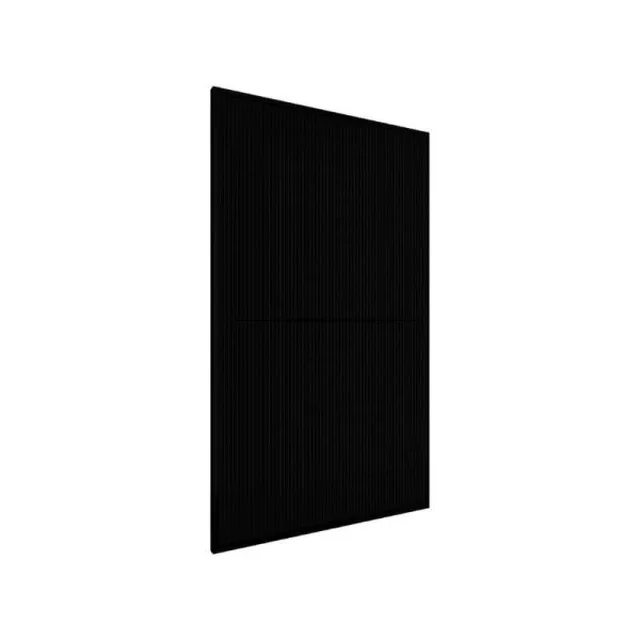Painel solar DAH Solar 480 W DHN-60X16/DG(BB)-480W, tipo N, dupla face, preto sólido, com moldura preta