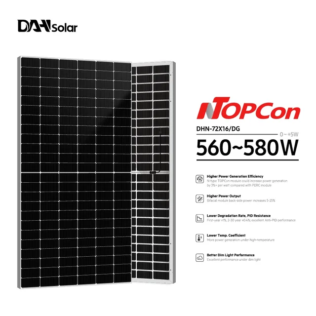 Painel solar DAH Solar DHN-72X16/DG-575W