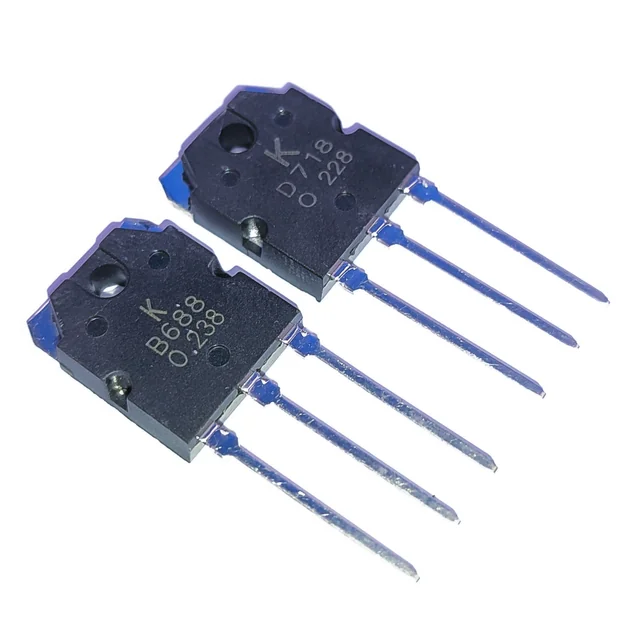 Paire de transistors 2SD718 et 2SB688