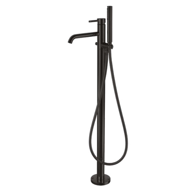 Palazzani Digit Color free-standing bathtub faucet black matt 12117938+99571799