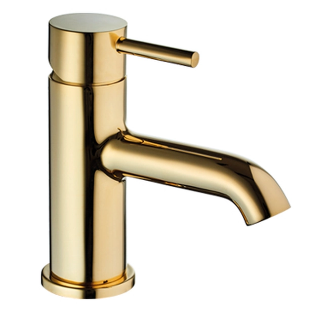 Palazzani Digit gold washbasin tap 02311153