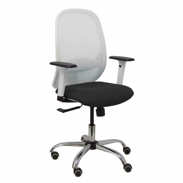 P&amp;C 354CRRP Chaise de bureau avec accoudoirs Blanc Noir