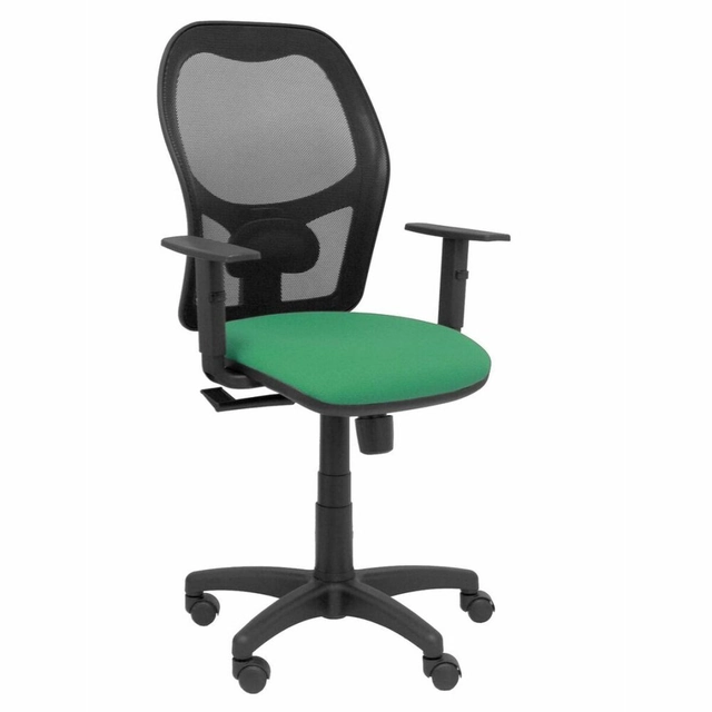 P&amp;C 6B10CRN Silla de Oficina Con Reposabrazos Verde Claro Verde Esmeralda