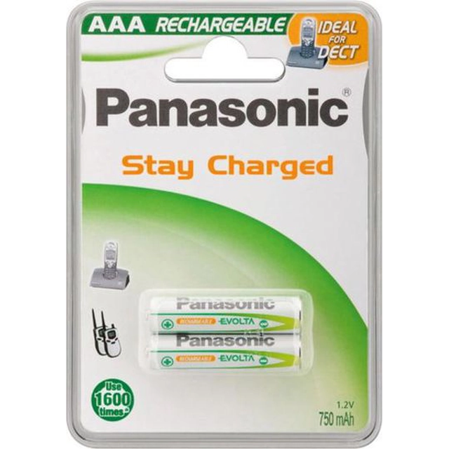 Panasonic AAA baterija / R03 750mAh 2 kos.