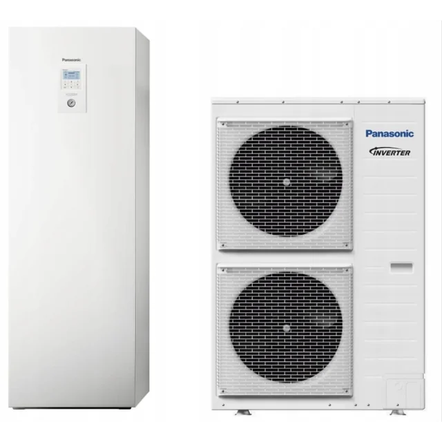 PANASONIC AQUAREA Bomba de calor dividida 9 kW KIT-AXC9HE5 (WH-ADC1216H6E5 + WH-UX09HE5) 1-fazowy Série T-CAP H/All-in-One