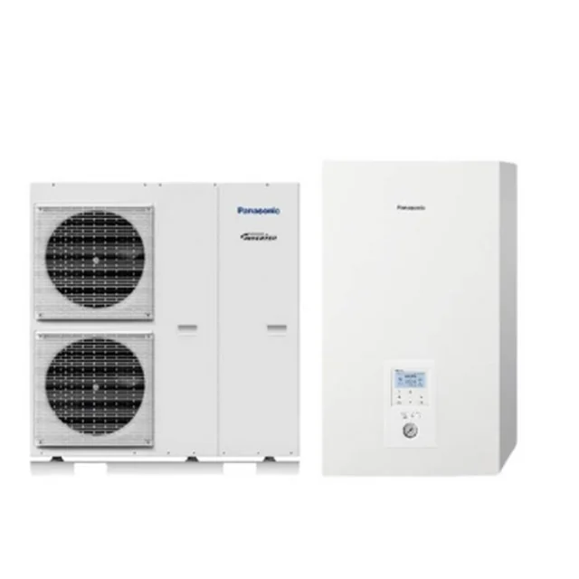 PANASONIC AQUAREA Διαχωρισμένη αντλία θερμότητας 16 kW KIT-WQC16H9E8 (WH-SQC16H9E8 + WH-UQ16HE8) 3-fazowy σειρά T-CAP