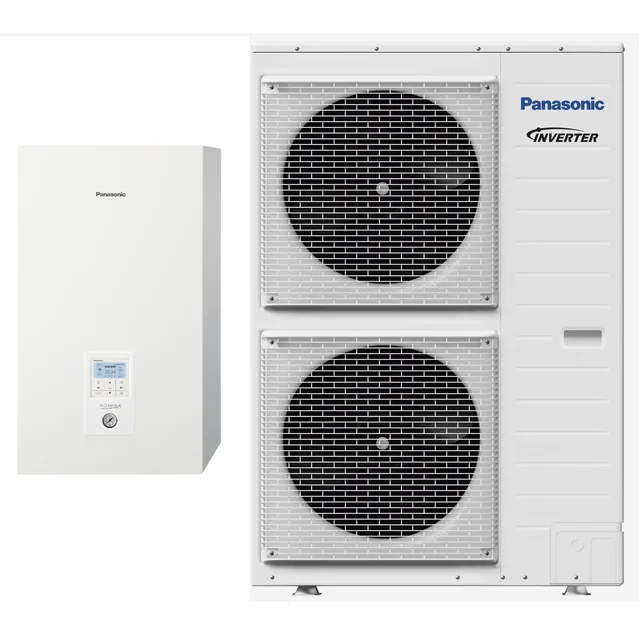 PANASONIC AQUAREA Διαχωρισμένη αντλία θερμότητας 16 kW KIT-WXC16H9E8 (WH-SXC16H9E8 + WH-UX16HE8) σειρά T-CAP 3-fazowy