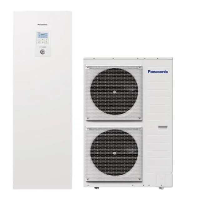 PANASONIC AQUAREA Pompă de căldură split 12 kW KIT-AQ12HE8 (WH-ADC0916H9E8 + WH-UX12HE8) Seria T-CAP 3-fazowy