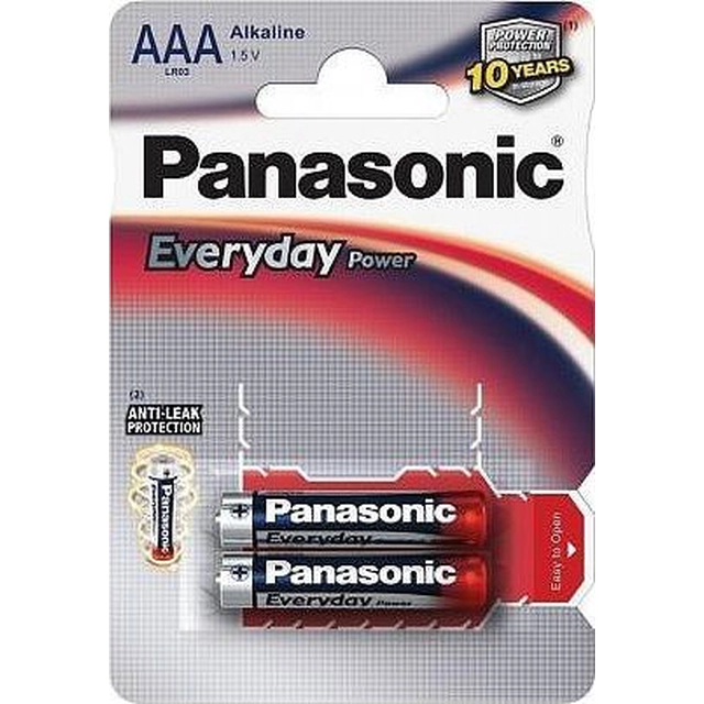 Panasonic Everyday Power AAA batteri / R03 2 stk.