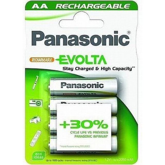 Panasonic Evolta AA batteri / R6 1900mAh 4 st.