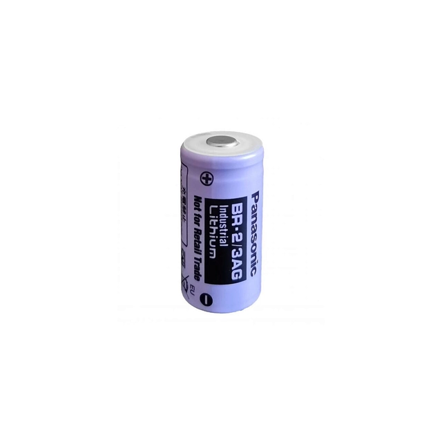 Panasonic lithiumbatterij BR2/3AG BR17335 17mm xh 33mm 3V 1450mA paars