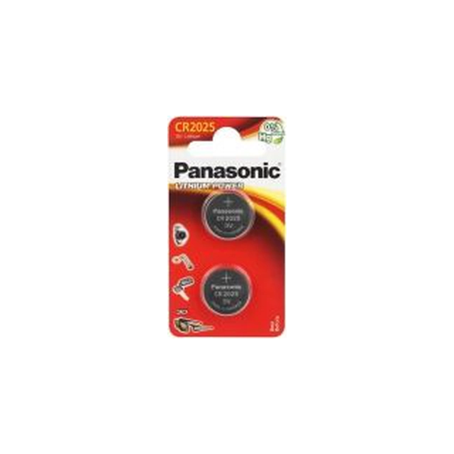 Panasonic litija jaudas akumulators CR2025 165mAh 2 gab.