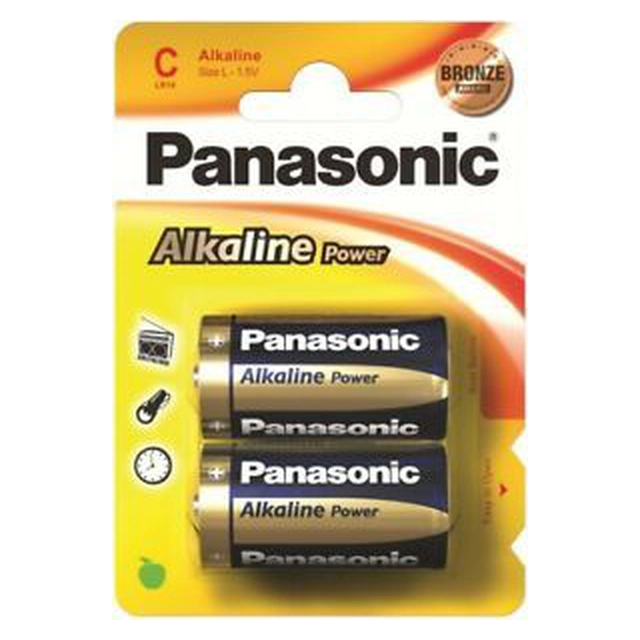 Panasonic Power C Baterija / R14 2 vnt.