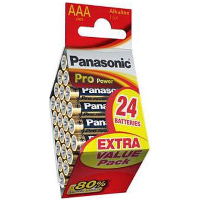 Panasonic Pro Power AAA Battery / R03 24 pcs.