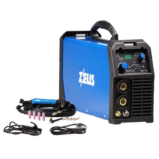 Paneelielektrodi ZEUS 200 HF DC volframielektrodiinvertteri DC-hitsauskone 5 - 200 A | 230 V