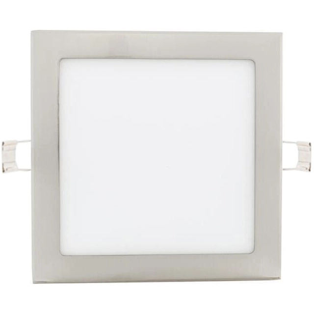 Panel LED integrado Ecolite LED-WSQ-18W/41/CHR cromado 225x225mm 18W blanco día