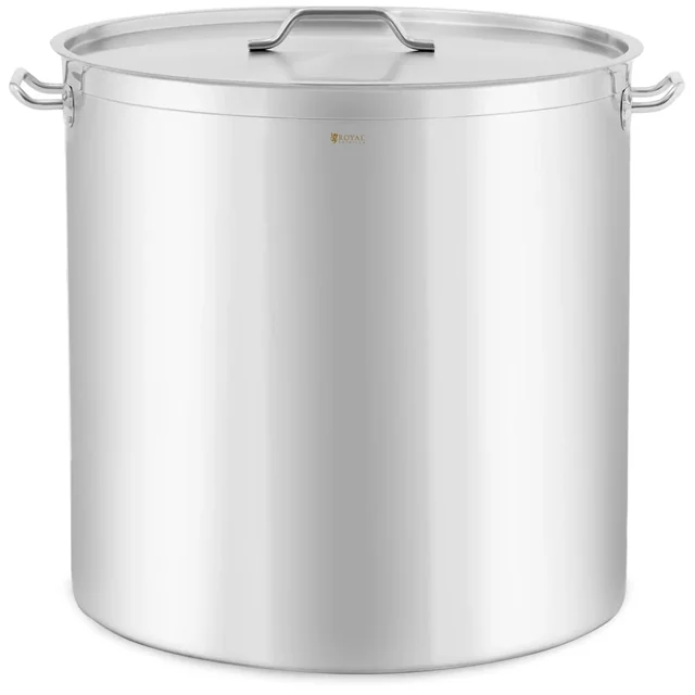 Panela de aço inox 170L com tampa | RC-SSIP170