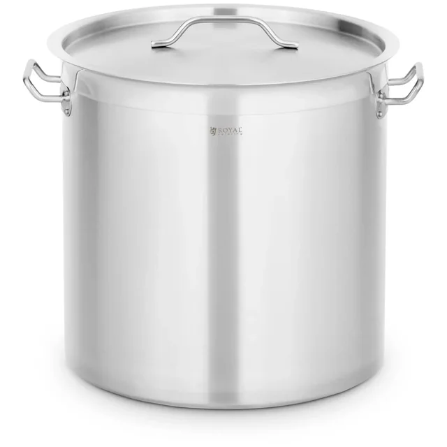 Panela de aço inox 33L com tampa | RC-SSIP33