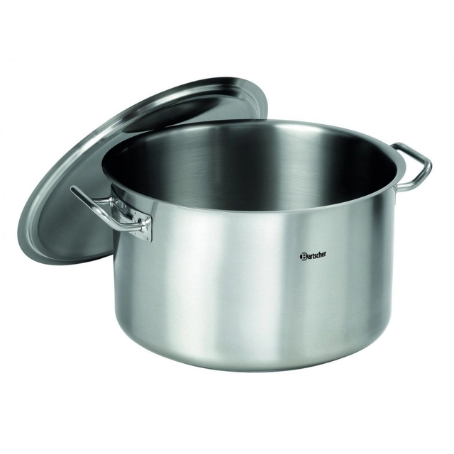 Panela de aço inox com tampa 30l Bartscher