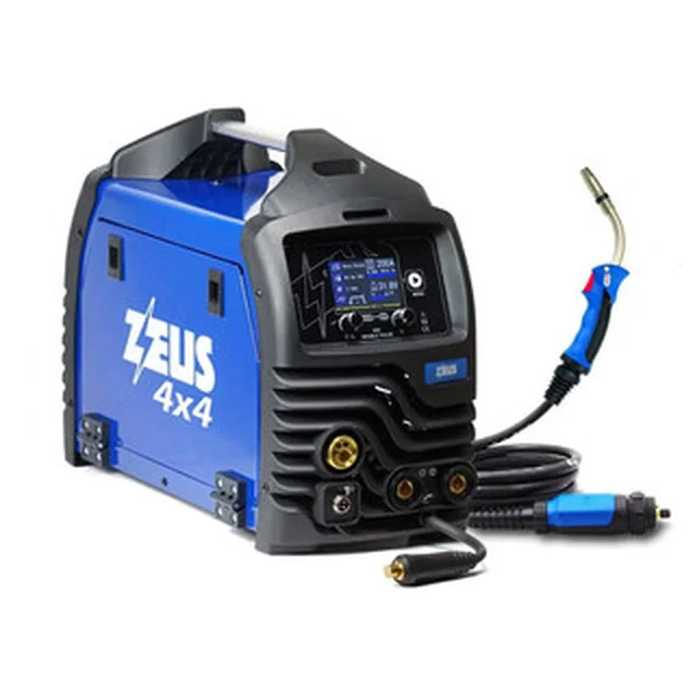 Panelectrode ZEUS 200 DP 4x4 électrode consommable blindée soudeuse à inverseur de gaz 50 - 200 A | 230 V