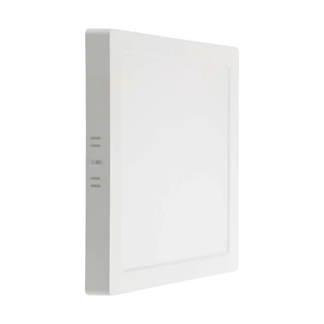 Paneles LED mini - Superficie delgada cuadrada - IP20 - Cuerpo blanco - 18 Vatios - 1850 Lúmenes - 3000K