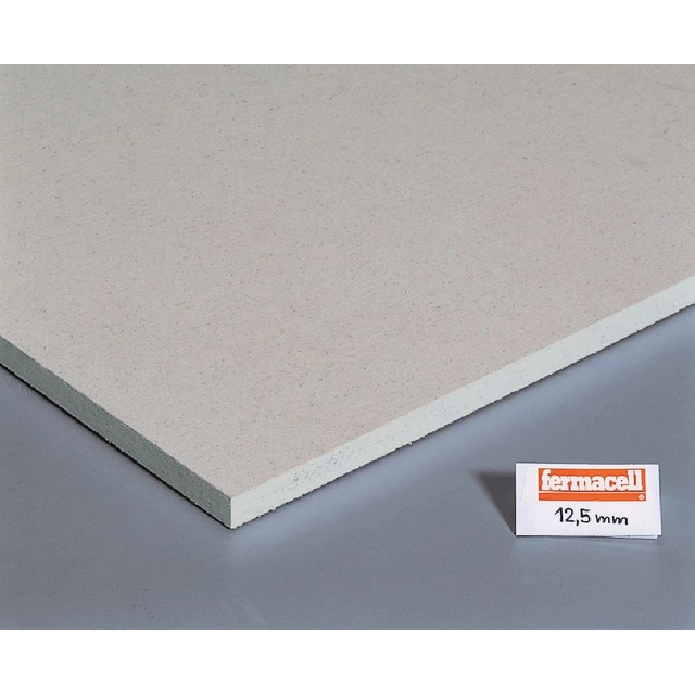 Panneau de fibres de plâtre FERMACELL pour murs et combles 12.5mm 300x125 cm (71134)