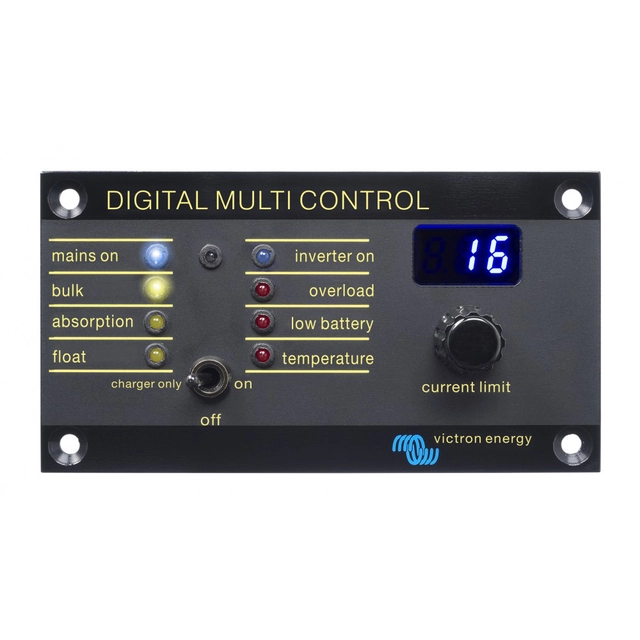 Pannello di controllo Victron Energy Digital Multi Control 200/200A.