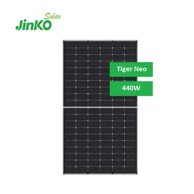 Panou fotovoltaico Jinko Tiger Neo 450W Rama neagra - JKM450N-54HL4R-V N-Type